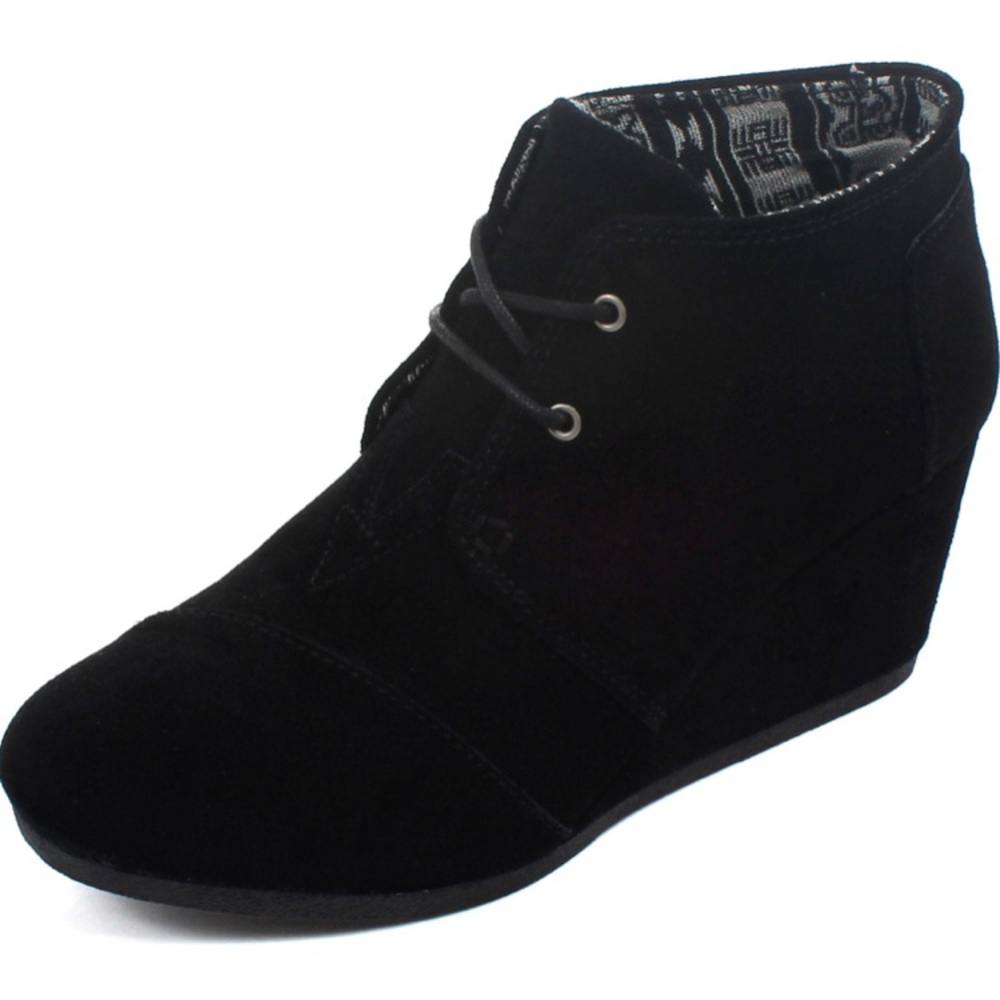 Toms Desert Wedge Bootie size 9